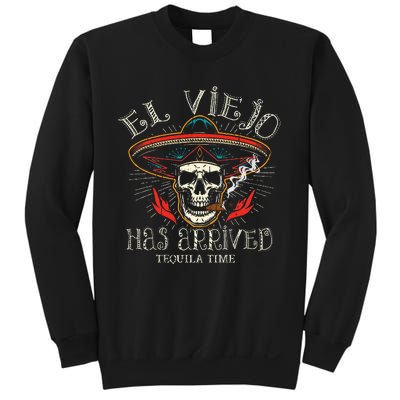 El Viejo Has Arrived Tequila Time Vintage Sweatshirt