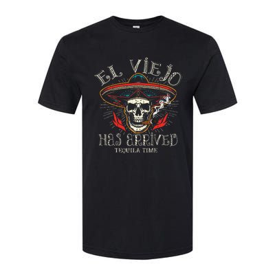 El Viejo Has Arrived Tequila Time Vintage Softstyle® CVC T-Shirt