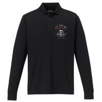 El Viejo Has Arrived Tequila Time Vintage Performance Long Sleeve Polo