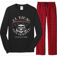 El Viejo Has Arrived Tequila Time Vintage Long Sleeve Pajama Set