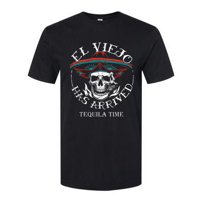 El Viejo Has Arrived Tequila Time Vintage Softstyle CVC T-Shirt