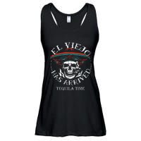 El Viejo Has Arrived Tequila Time Vintage Ladies Essential Flowy Tank