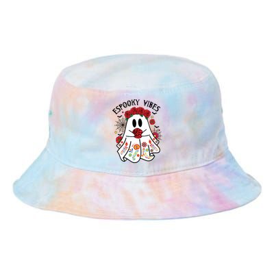 Espooky Vibes Halloween Ghost Mexican Concha Spooky Mama Tie Dye Newport Bucket Hat