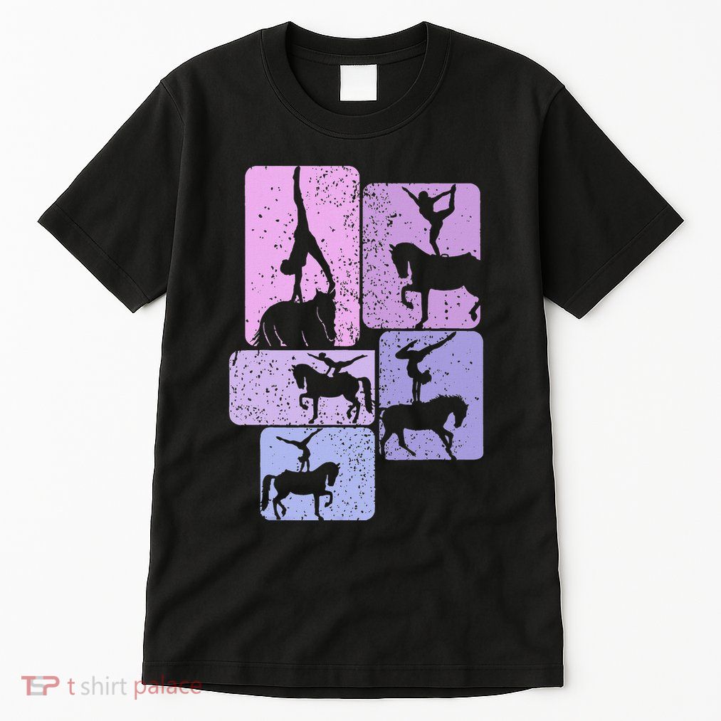Equestrian Vaulting Horse Vaulters Girl Tall T-Shirt