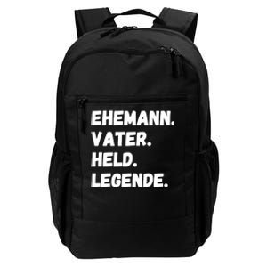 Ehemann Vater Held Legende Daily Commute Backpack