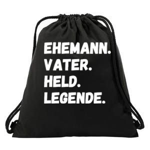 Ehemann Vater Held Legende Drawstring Bag