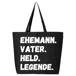 Ehemann Vater Held Legende 25L Jumbo Tote