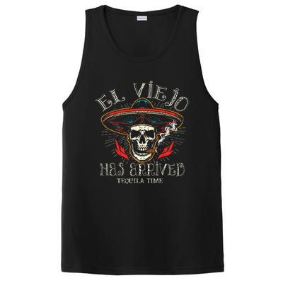 El Viejo Has Arrived Tequila Time Vintage PosiCharge Competitor Tank