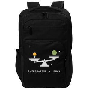 Envy Vs. Inspiration Motivational Confidence Fitness Workout Impact Tech Backpack