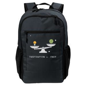 Envy Vs. Inspiration Motivational Confidence Fitness Workout Daily Commute Backpack