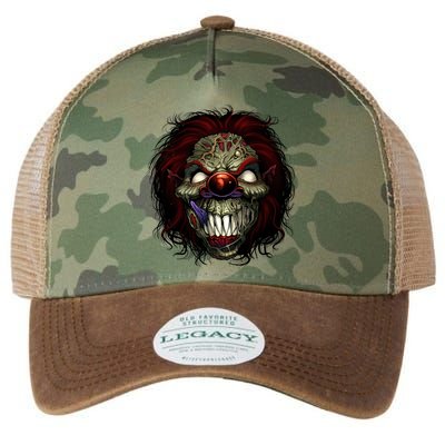 Evil Clown Smiling Legacy Tie Dye Trucker Hat