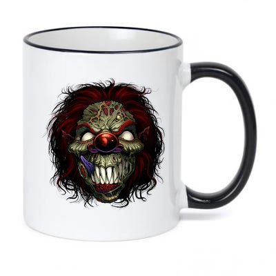 Evil Clown Smiling 11oz Black Color Changing Mug