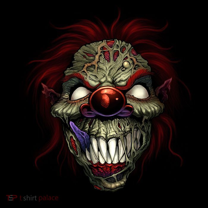 Evil Clown Smiling Performance Shirt