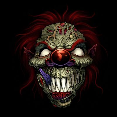 Evil Clown Smiling T-Shirt
