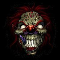 Evil Clown Smiling 7-Panel Snapback Hat