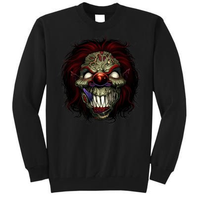 Evil Clown Smiling Tall Sweatshirt