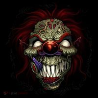 Evil Clown Smiling Sustainable Knit Beanie