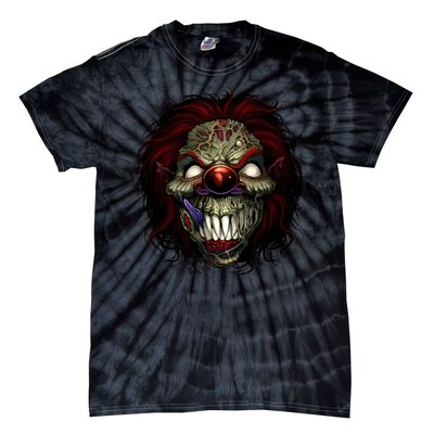 Evil Clown Smiling Tie-Dye T-Shirt