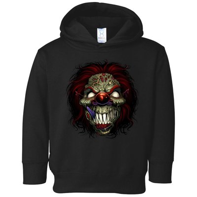 Evil Clown Smiling Toddler Hoodie