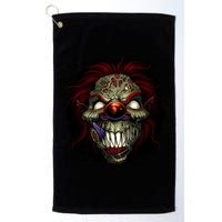 Evil Clown Smiling Golf Towel