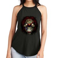 Evil Clown Smiling Women's Perfect Tri Rocker Tank