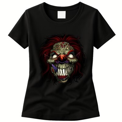 Evil Clown Smiling Womens T-Shirt