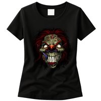 Evil Clown Smiling Womens T-Shirt