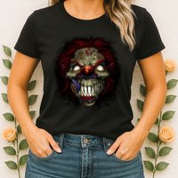 Evil Clown Smiling Womens T-Shirt