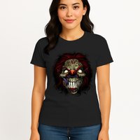 Evil Clown Smiling Womens T-Shirt