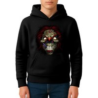 Evil Clown Smiling Kids Hoodie