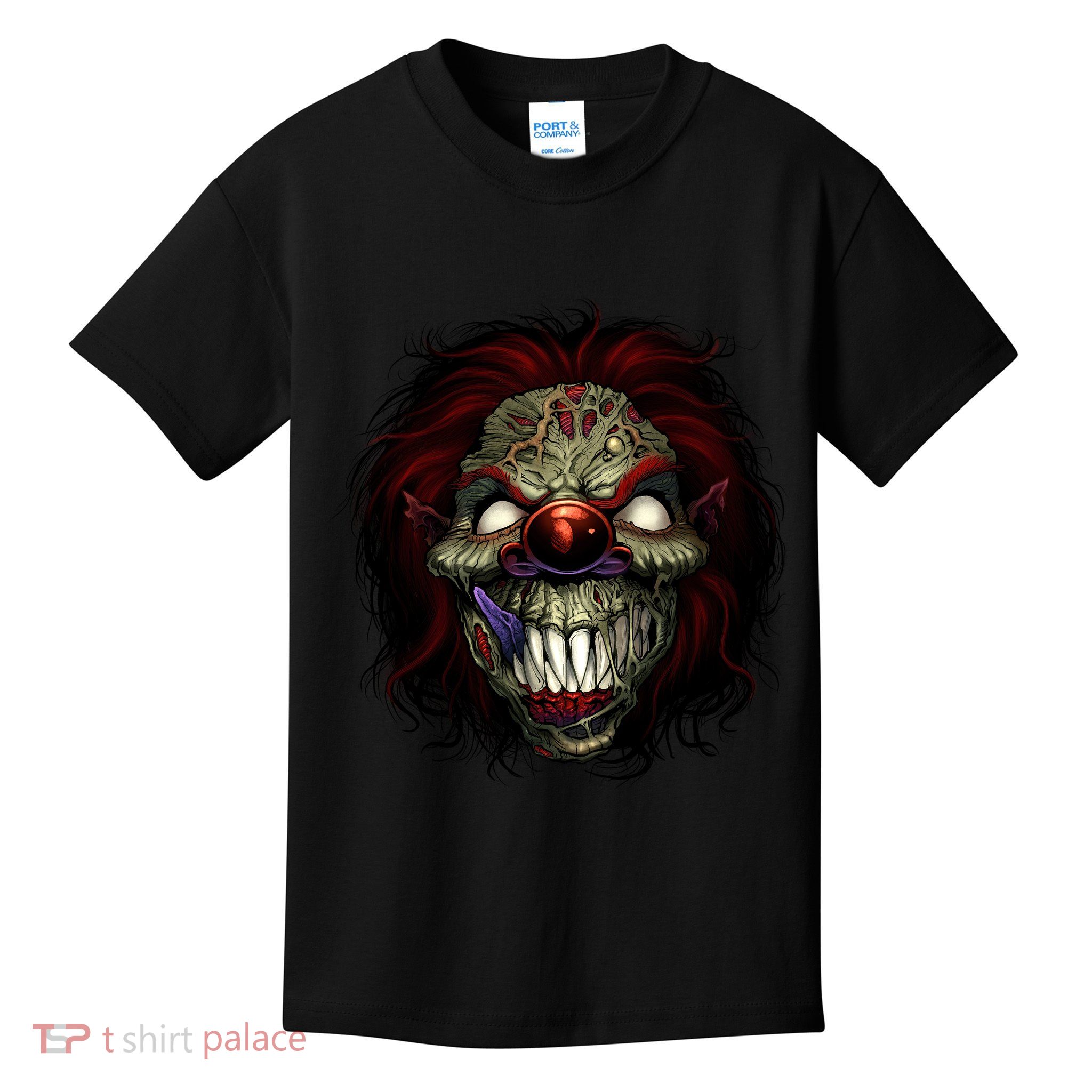 Evil Clown Smiling Kids T-Shirt