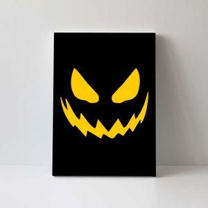 Evil Pumpkin Face Canvas