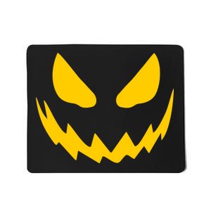 Evil Pumpkin Face Mousepad