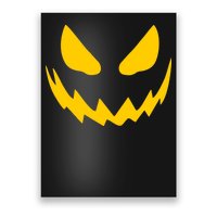 Evil Pumpkin Face Poster