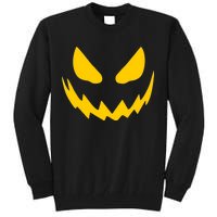 Evil Pumpkin Face Tall Sweatshirt