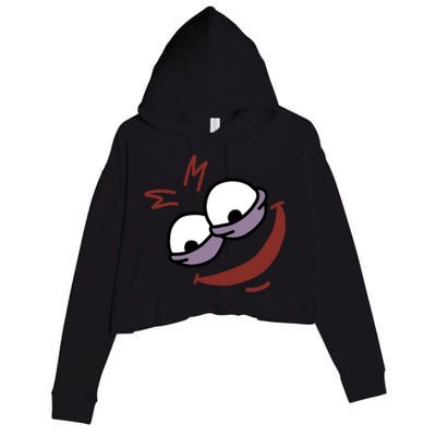 Evil Savage Meme Crop Fleece Hoodie