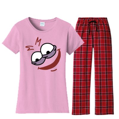 Evil Savage Meme Women's Flannel Pajama Set