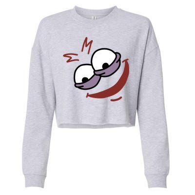 Evil Savage Meme Cropped Pullover Crew