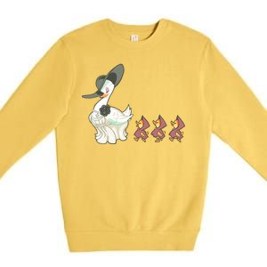 Evil Village Lady Dimitrescu Resident Ducks Premium Crewneck Sweatshirt