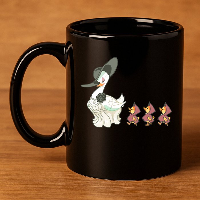 Evil Village Lady Dimitrescu Resident Ducks 11oz C Handle Ceramic Mug