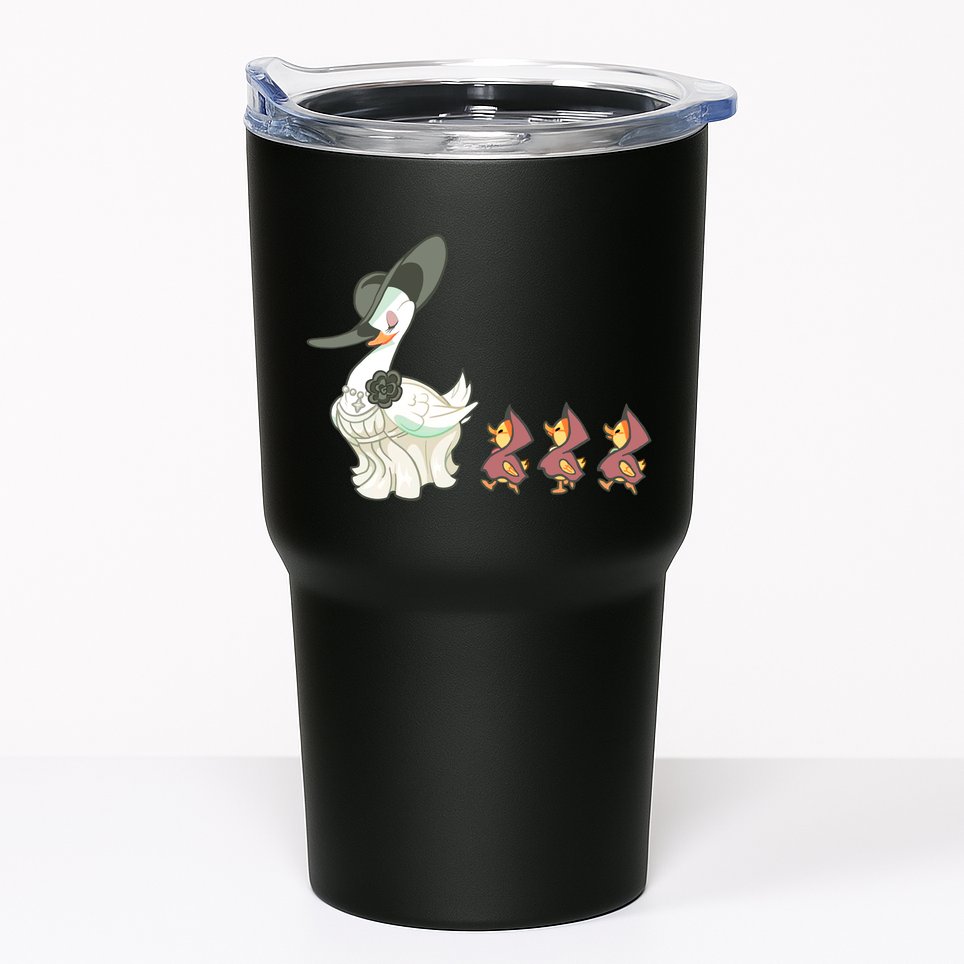 Evil Village Lady Dimitrescu Resident Ducks Tumbler