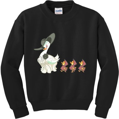 Evil Village Lady Dimitrescu Resident Ducks Kids Sweatshirt