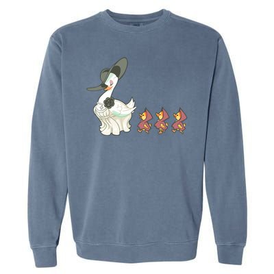 Evil Village Lady Dimitrescu Resident Ducks Garment-Dyed Sweatshirt