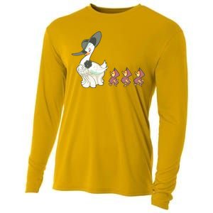 Evil Village Lady Dimitrescu Resident Ducks Cooling Performance Long Sleeve Crew