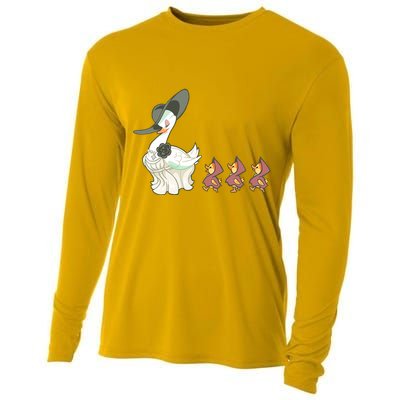 Evil Village Lady Dimitrescu Resident Ducks Cooling Performance Long Sleeve Crew