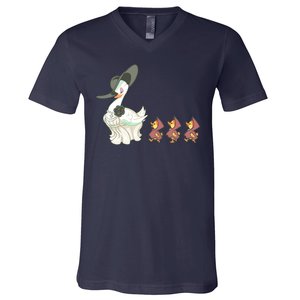 Evil Village Lady Dimitrescu Resident Ducks V-Neck T-Shirt