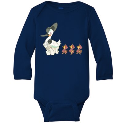 Evil Village Lady Dimitrescu Resident Ducks Baby Long Sleeve Bodysuit