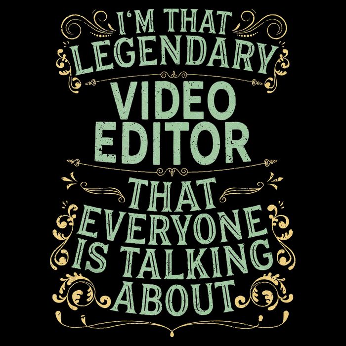 Editing Videographer Legendary Video Editor Wool Snapback Cap