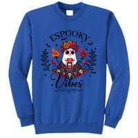 Espooky Vibes Mexican Ghost Spooky Conchas Flowers Halloween Meaningful Gift Sweatshirt