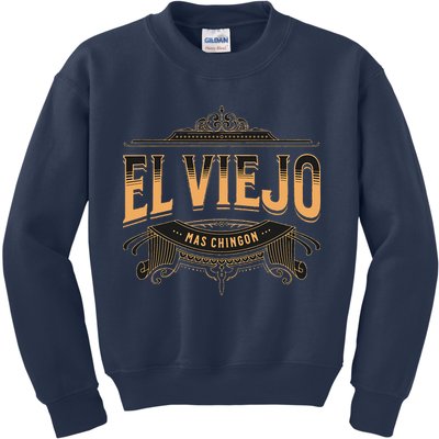 EL VIEJO MAS CHINGON Kids Sweatshirt